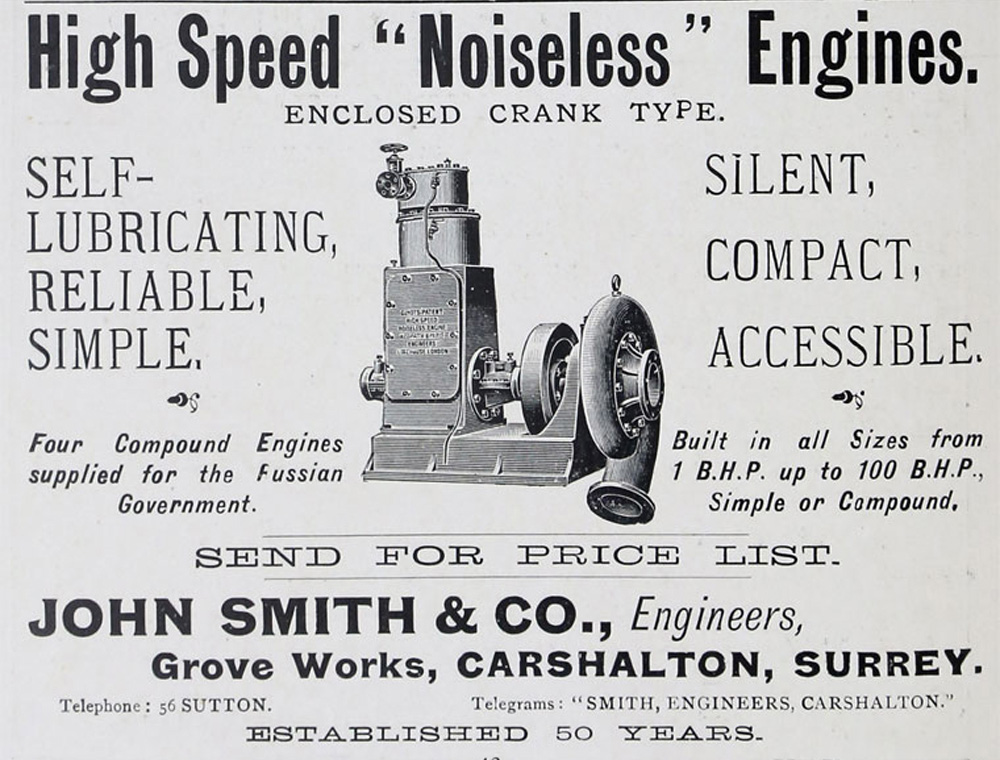 Carshalton Ironworks Advert