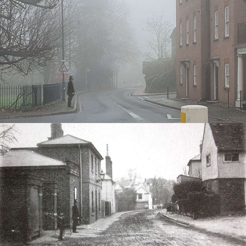 Carshalton Police Station Then and Now 2021