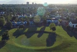 Frying Pan from the air