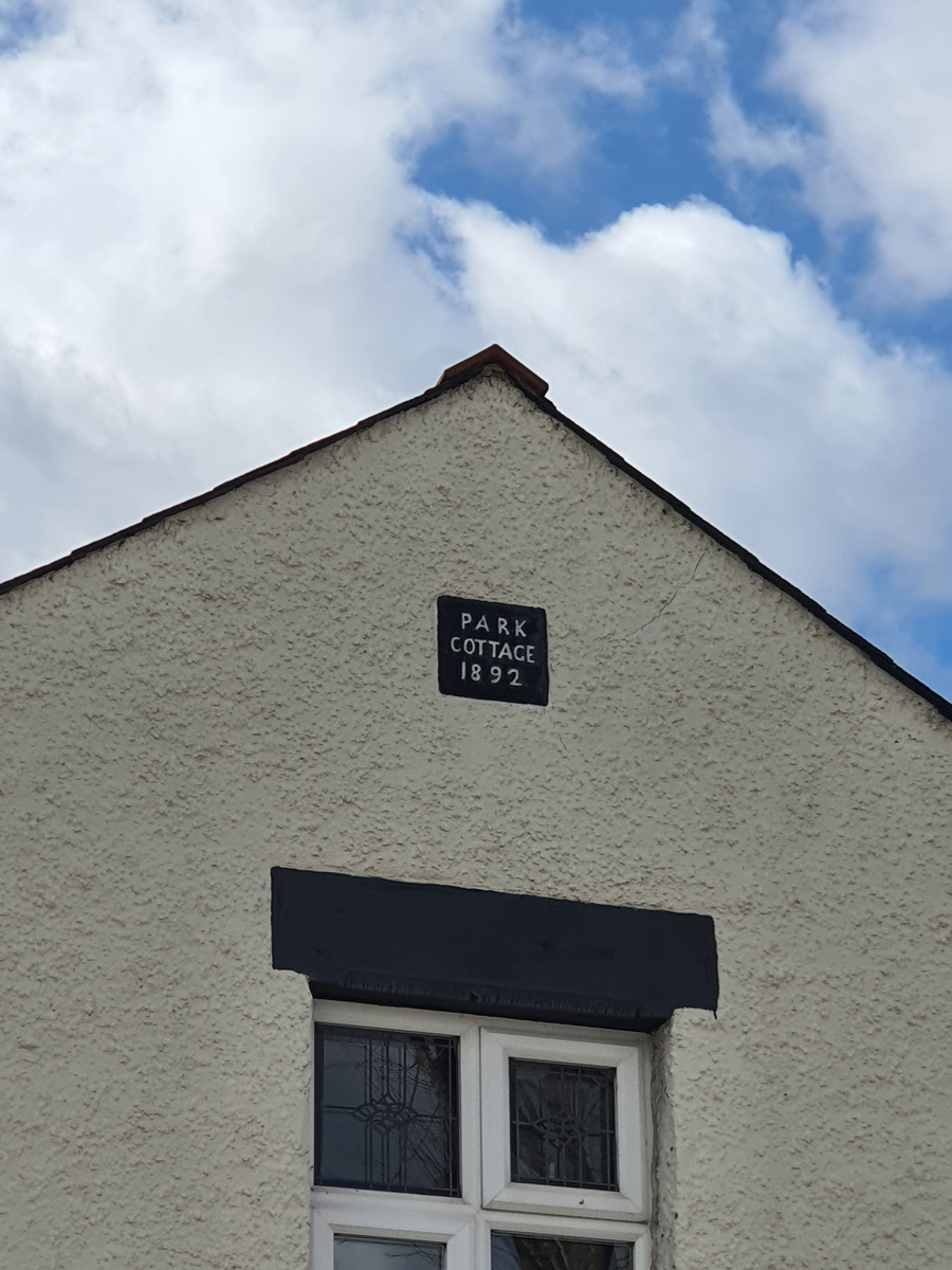 Park Cottage Plaque