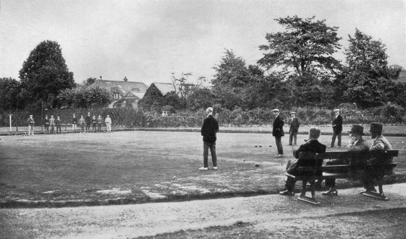 Bowling outside