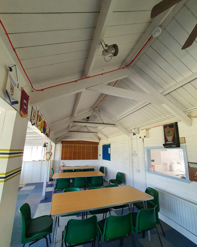 Bowling club inside