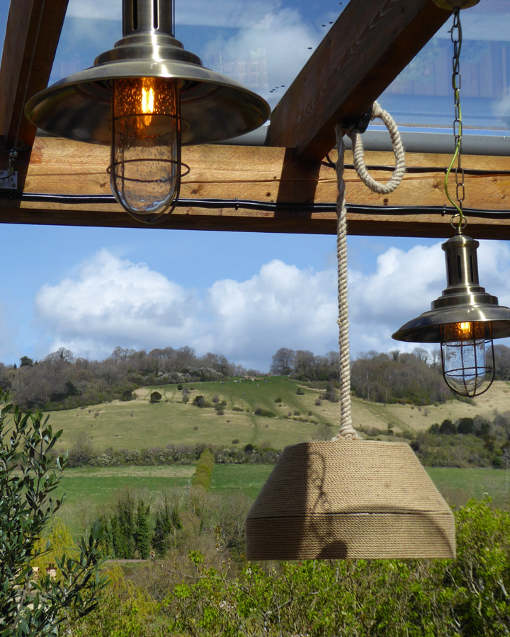 Watermill pub with views of Box Hill
