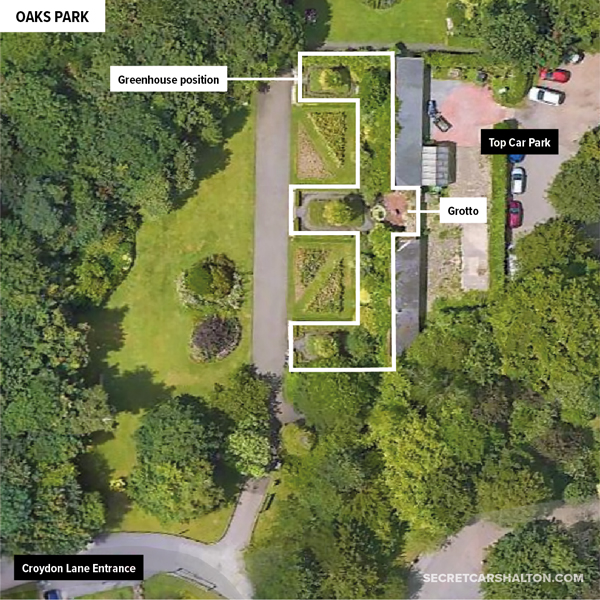 Oaks Park Grotto Map