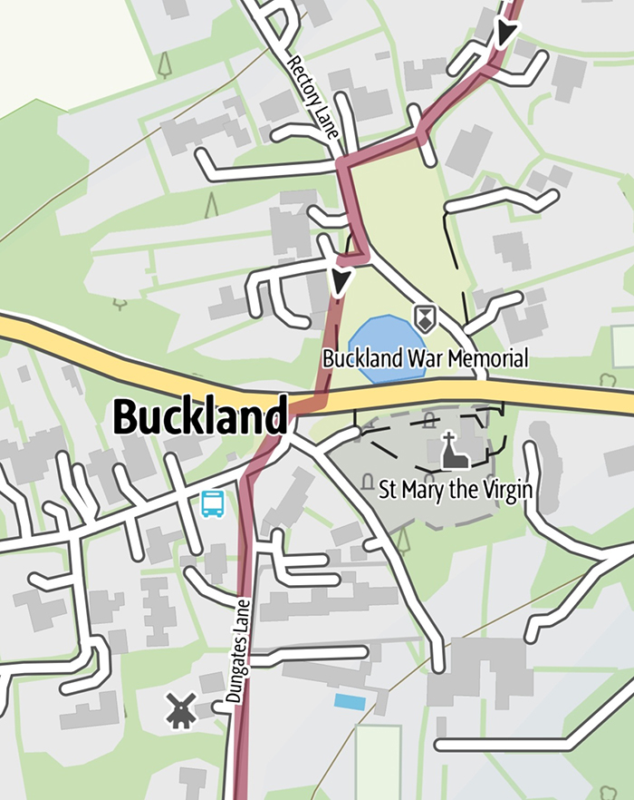 Buckland map