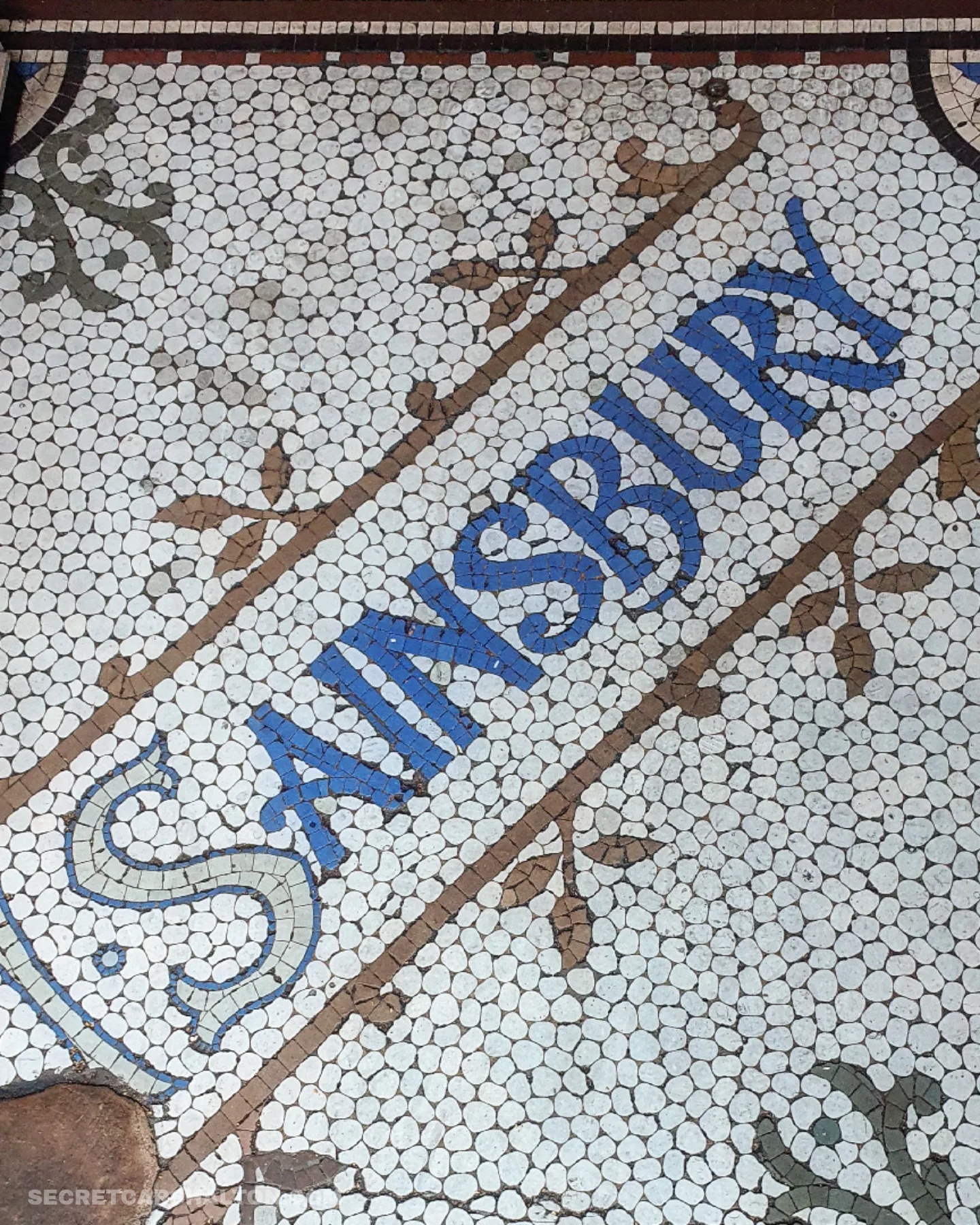 Sainsburys tiles 1900s doorstep