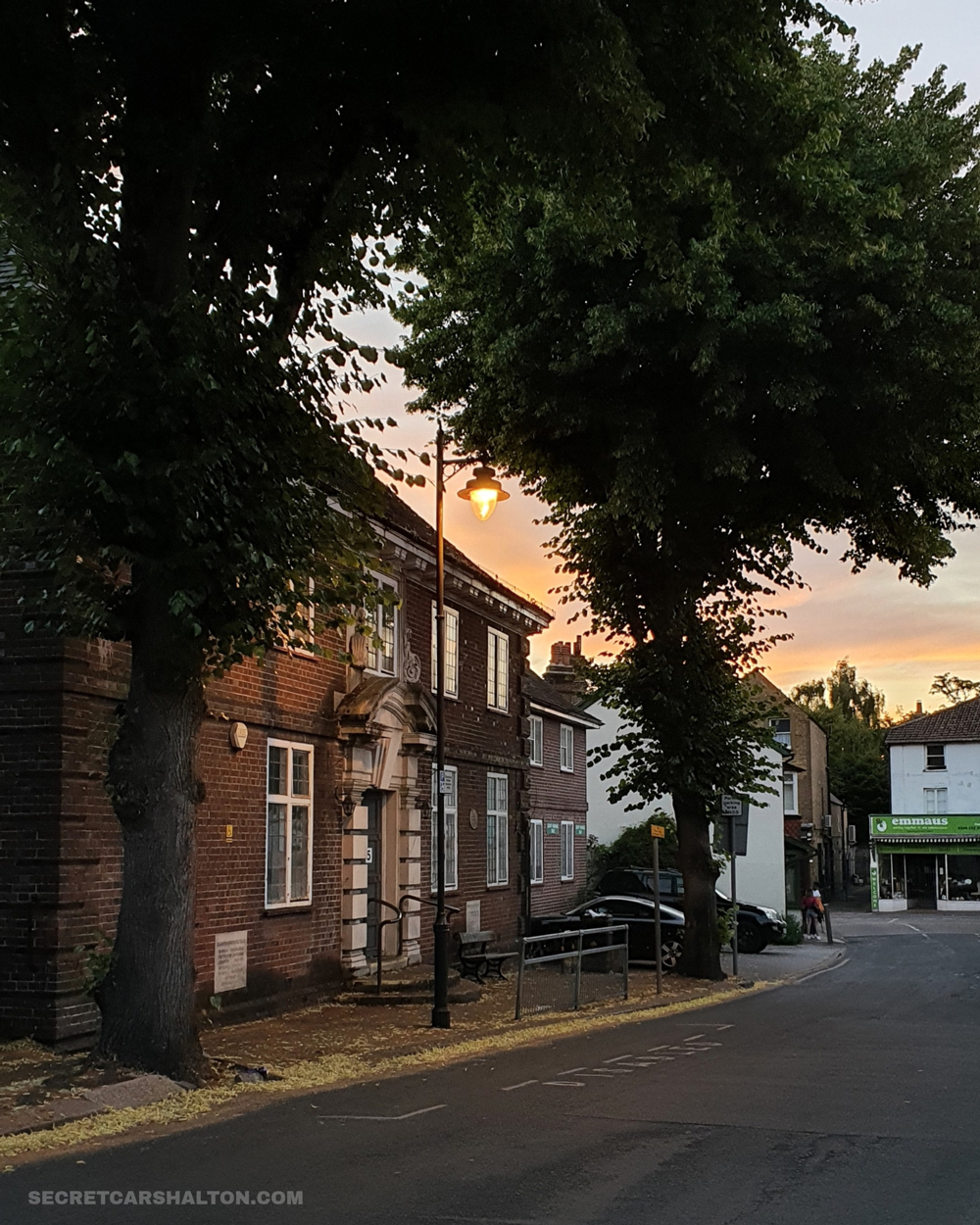 Carshalton Library sunset