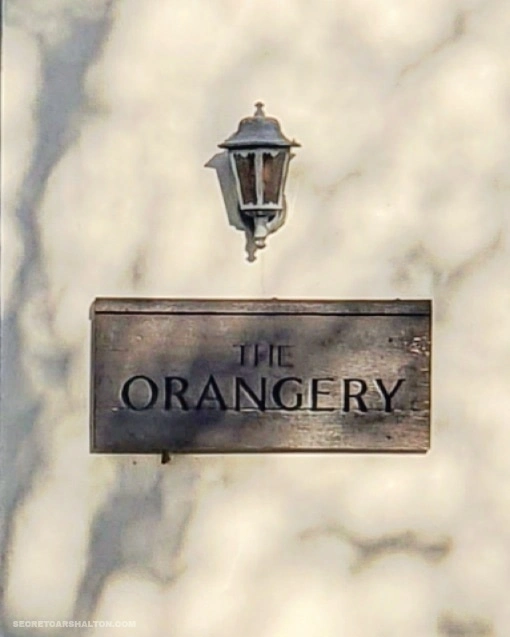 Orangery Carshalton sign