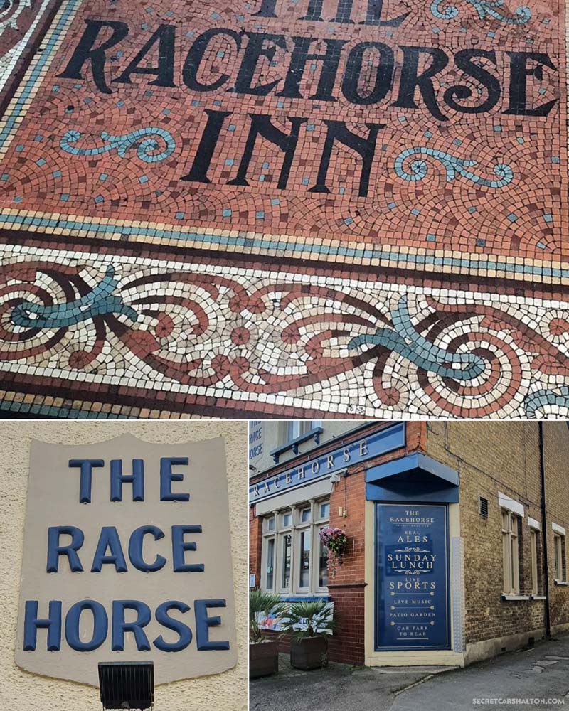 Racehorse tiled floor