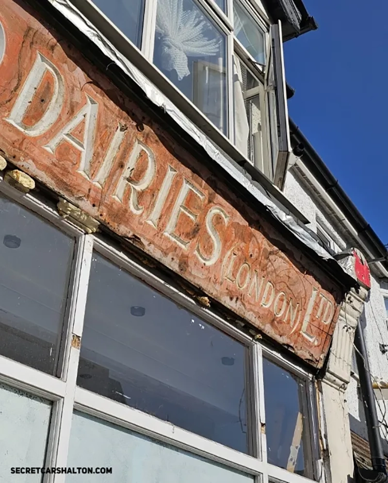 united dairies ghost sign croydon