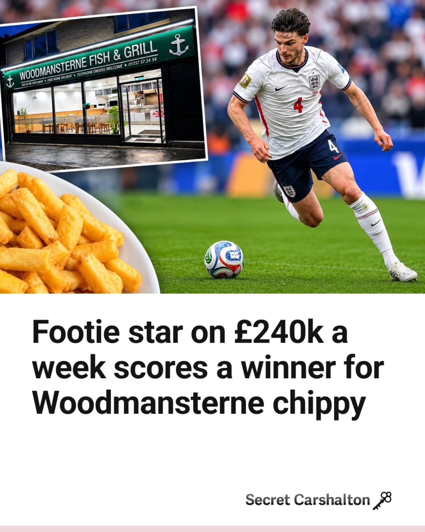 *News* Football fans in and around Carshalton and Banstead might be closer to Arsenal and England star Declan Rice than…